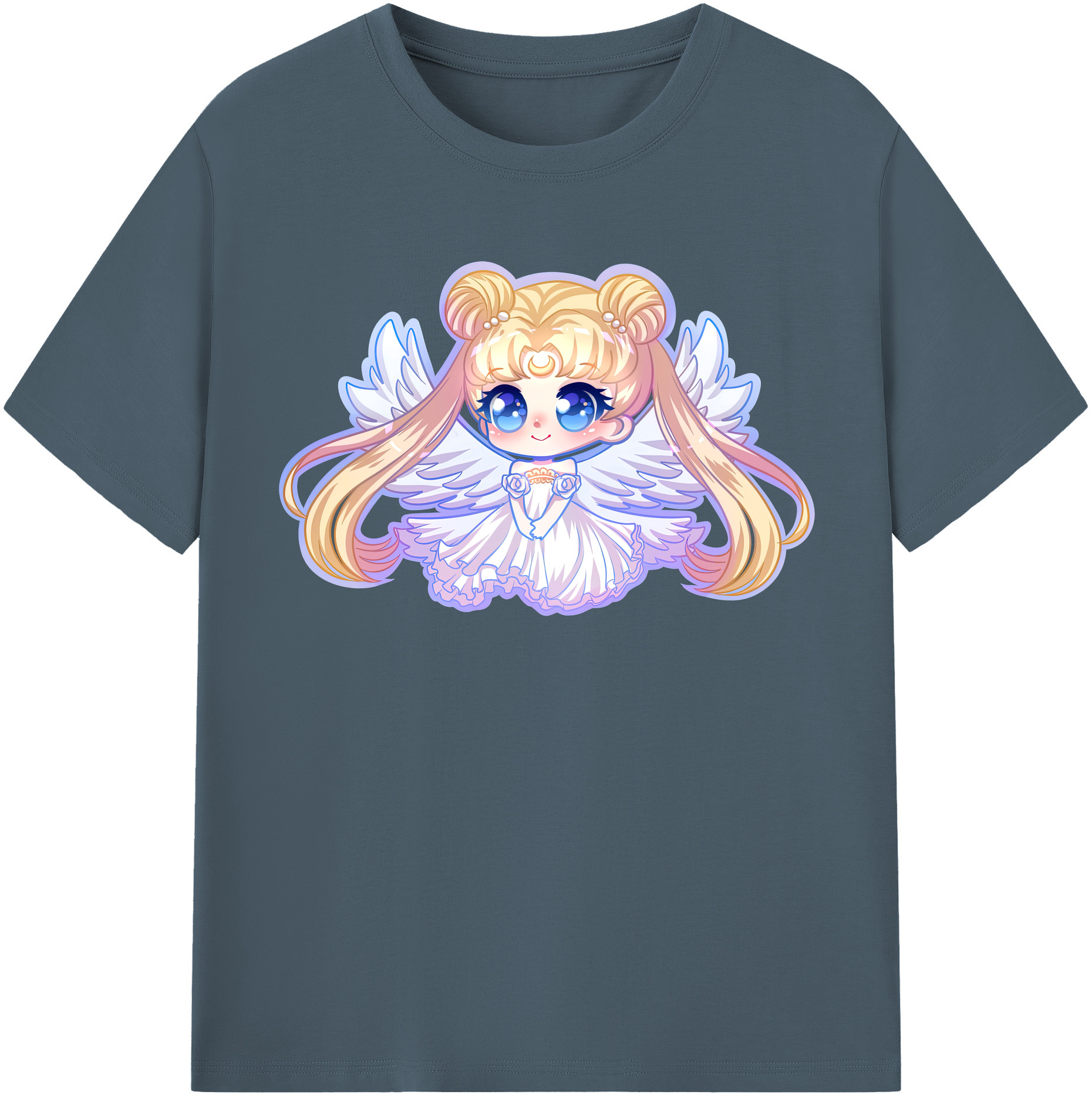 （画像用） 美少女戦士セーラームーン 愛野 美奈子 あいの みなこ Sailor Moon Aino Minako 綿100％半袖Tシャツ（フロントプリント）